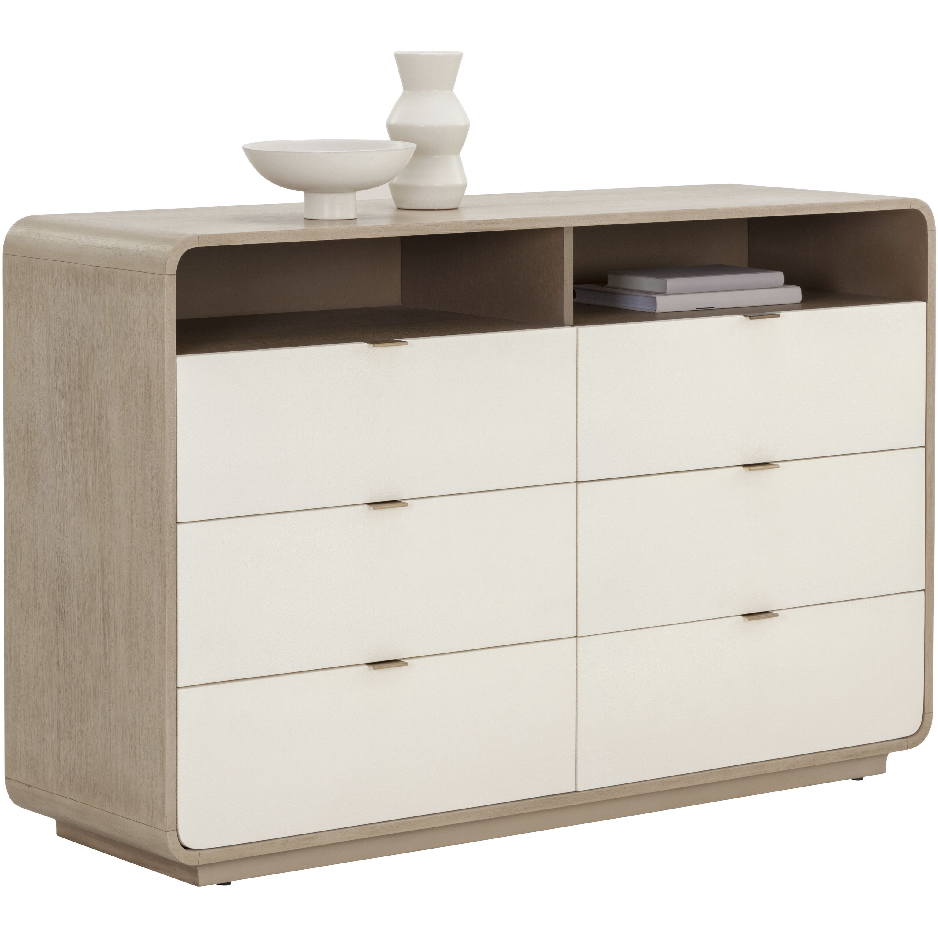 Kayden Oyster Shagreen Dresser